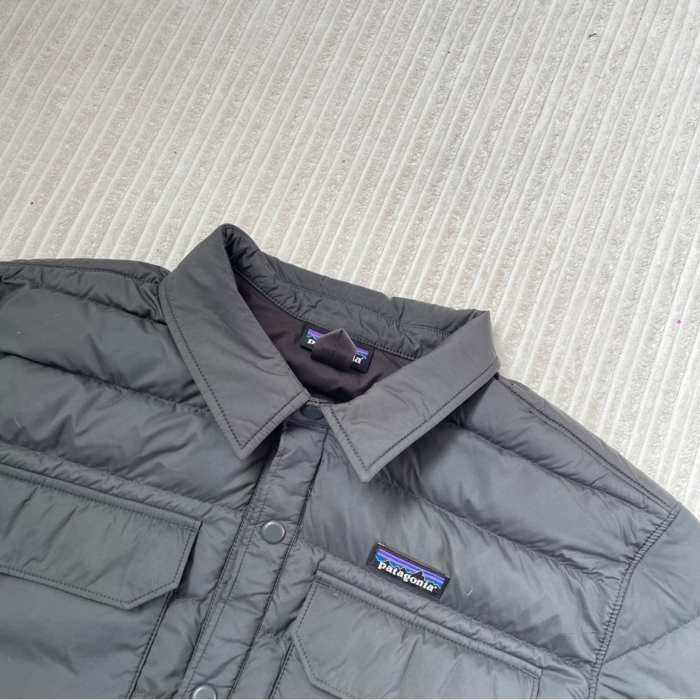 Patagonia Silent Down Shirt Puffer Jacket | Size L - Picture 9 of 9